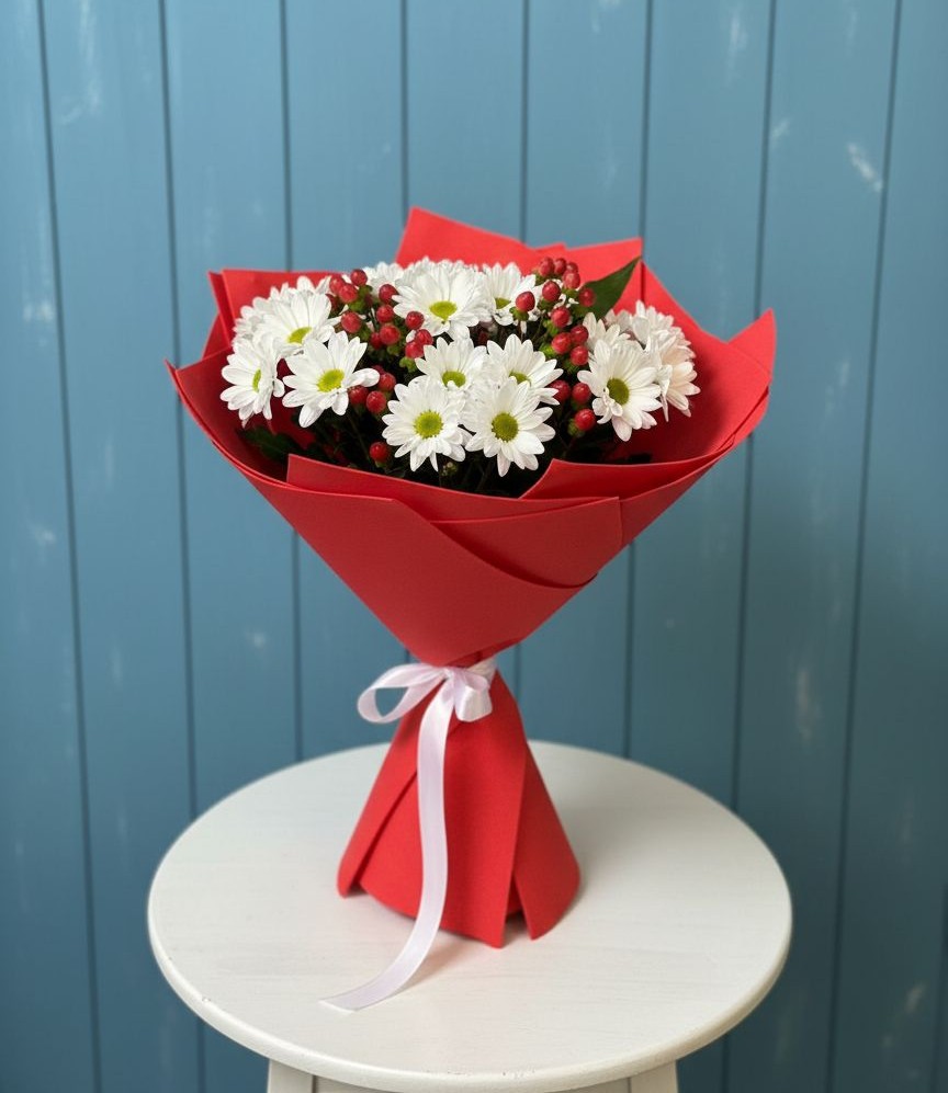 Букет цветов из: Хризантемы в Толмачёво