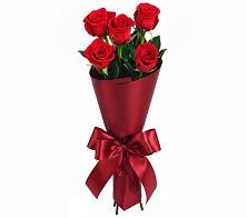 Букет 5 Красных роз Эдлесс Лав в Толмачёво