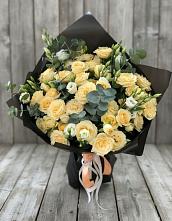 Букет цветов из:  Розы и Лизиантусы #REPLACE_PRED# Толмачёво