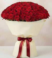 Букет 101 Красная роза Милано в Толмачёво