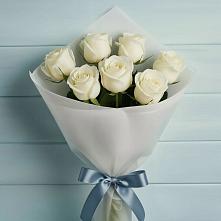 Букет 7 Белых роз Эдлесс Лав #REPLACE_PRED# Толмачёво