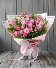 Букет Розовый кустик в Толмачёво