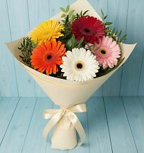 Букет цветов из:  Герберы в Толмачёво