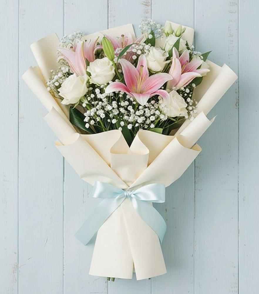 Букет цветов из: Лилии в Толмачёво