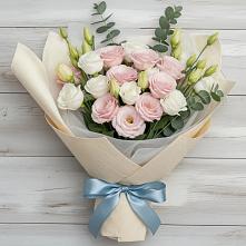 Букет цветов из:  Лизиантусы #REPLACE_PRED# Толмачёво