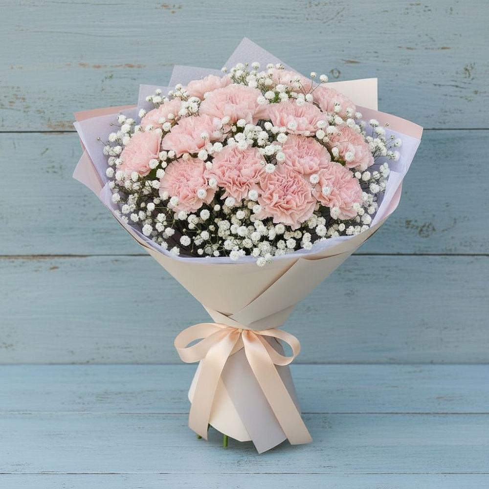 Букет цветов из: Гвоздики в Толмачёво