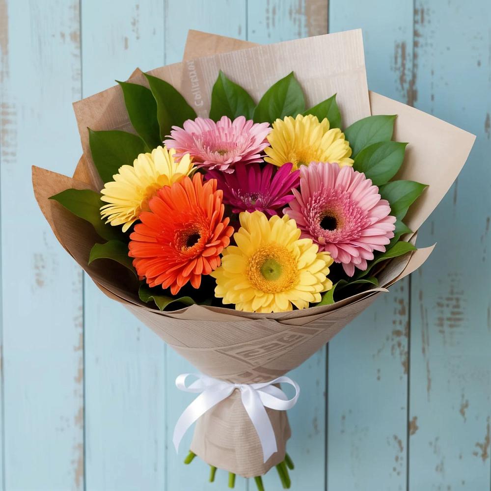 Букет цветов из: Герберы в Толмачёво