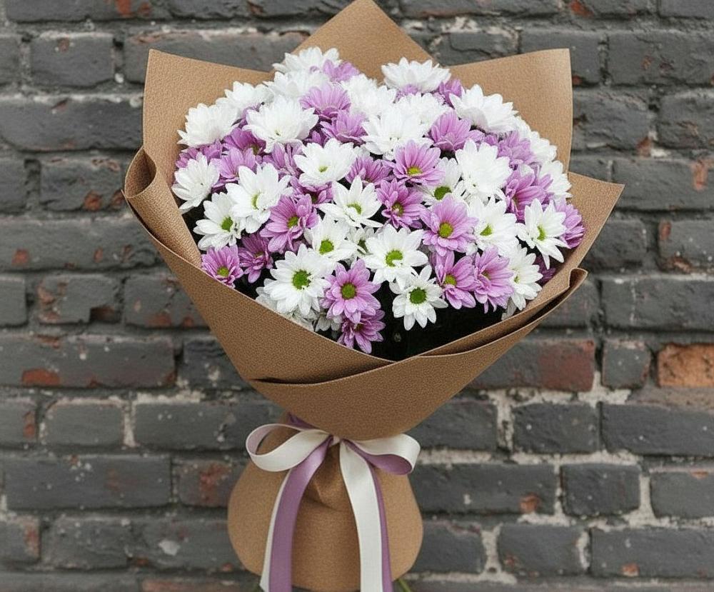 Букет цветов из: Хризантемы в Толмачёво