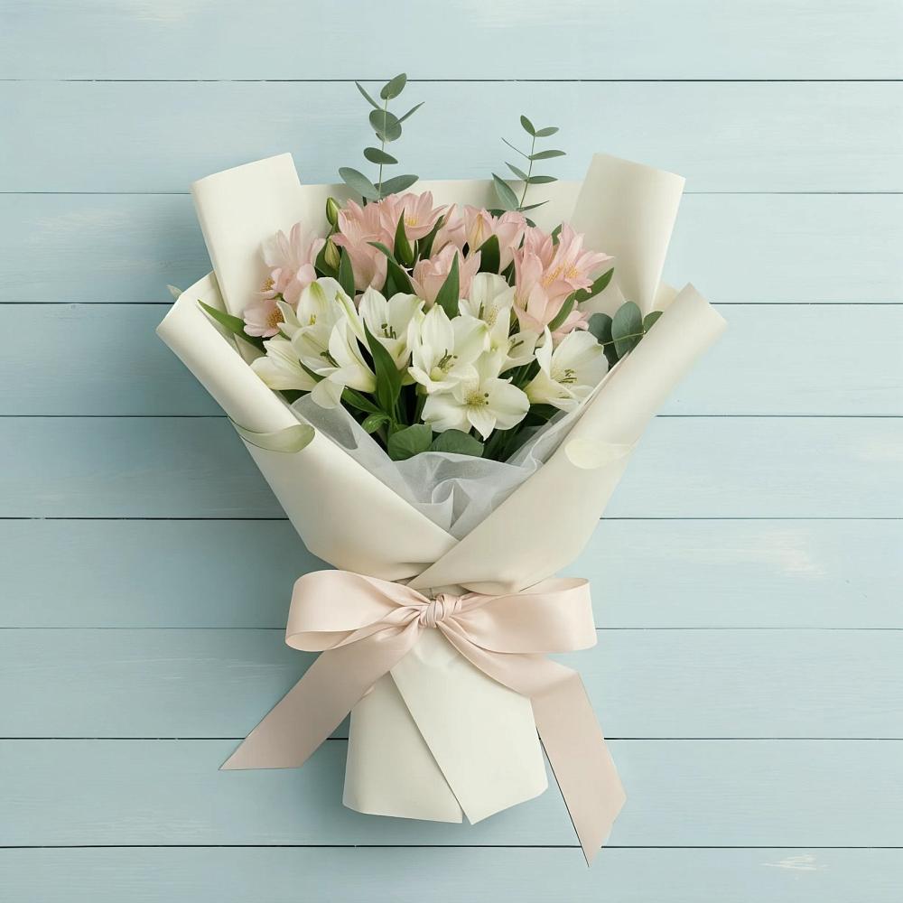 Букет цветов из: Альстромерии в Толмачёво