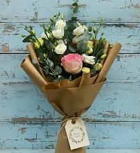 Букет цветов из:  Розы и Лизиантусы в Толмачёво